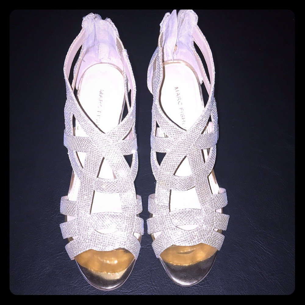 Marc Fisher gold heels